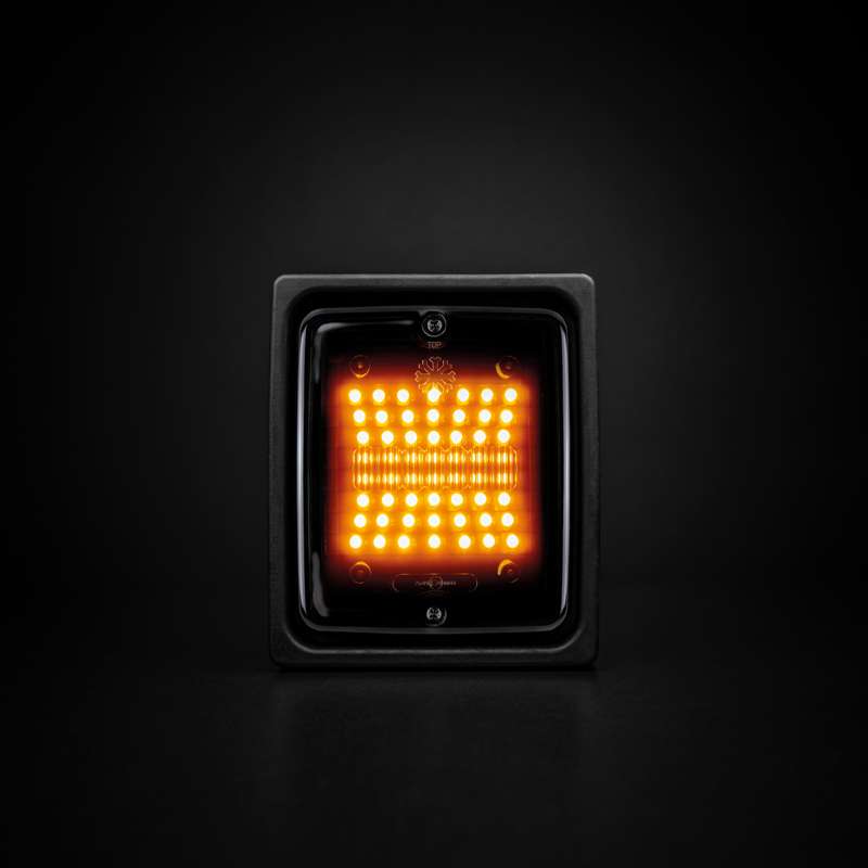 DARK KNIGHT SQUARE IZE LED, BLINKERS