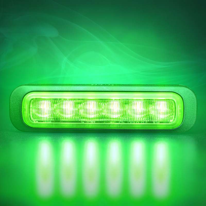 DARK KNIGHT STROBE LIGHT GREEN 6 LED